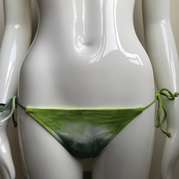 Billabong BLUE CRUSH era Vintage bikini tie dye reversible triangle low rise - Picture 15 of 16